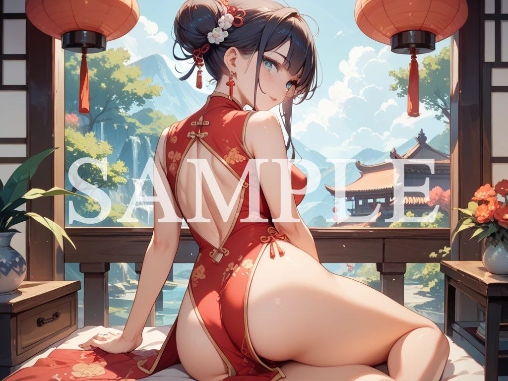 【豪華500枚セット】Cheongsam - サンプル画像 4