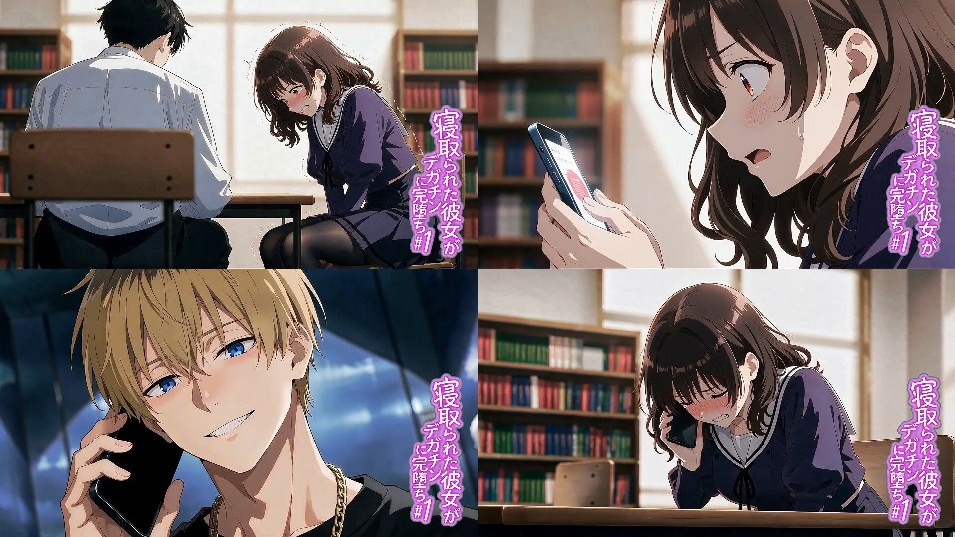 ★公開記念特別割引★寝取られた彼女がデガチンに完堕ち＃1 - サンプル画像 1