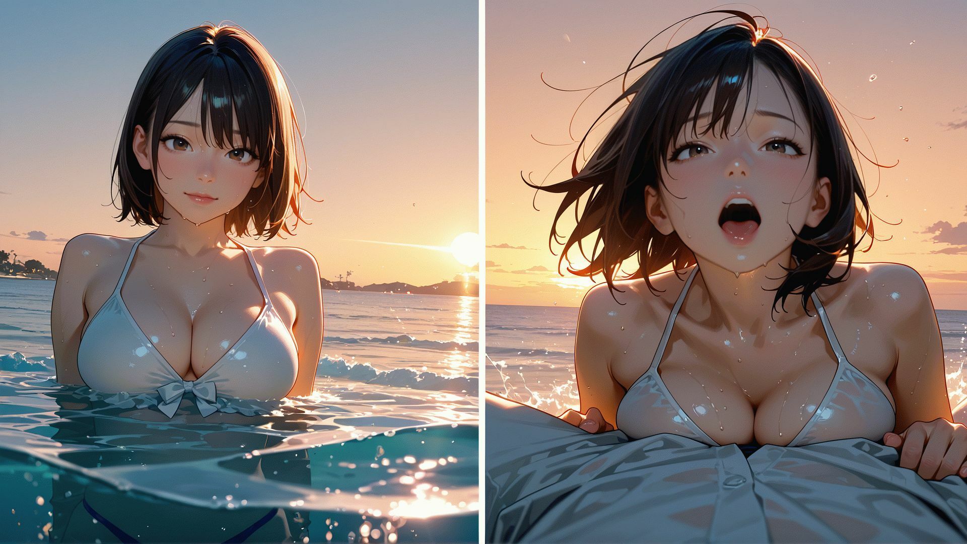 夏本番  滴る夏の果肉  煩悩全開性欲ムキ出しムスメ - サンプル画像 7