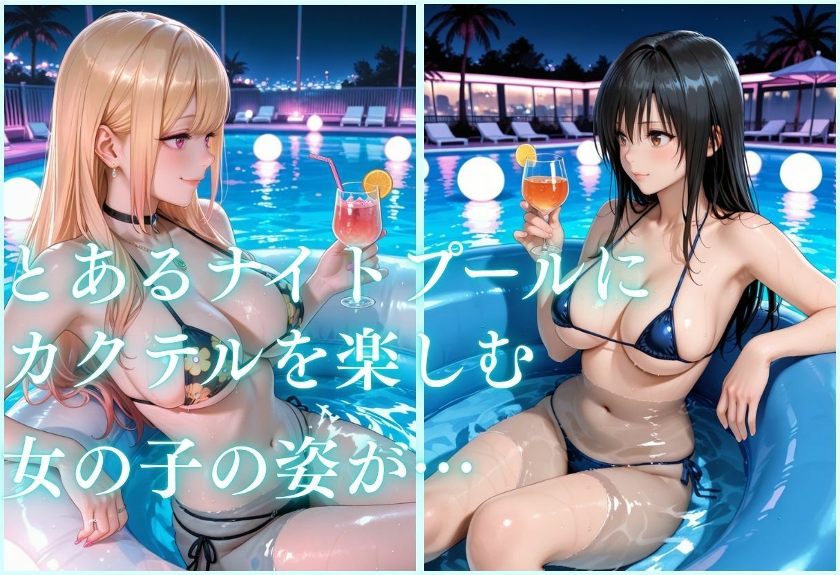 ナイトプールで犯●れ快楽堕ち vol.1 - サンプル画像 1
