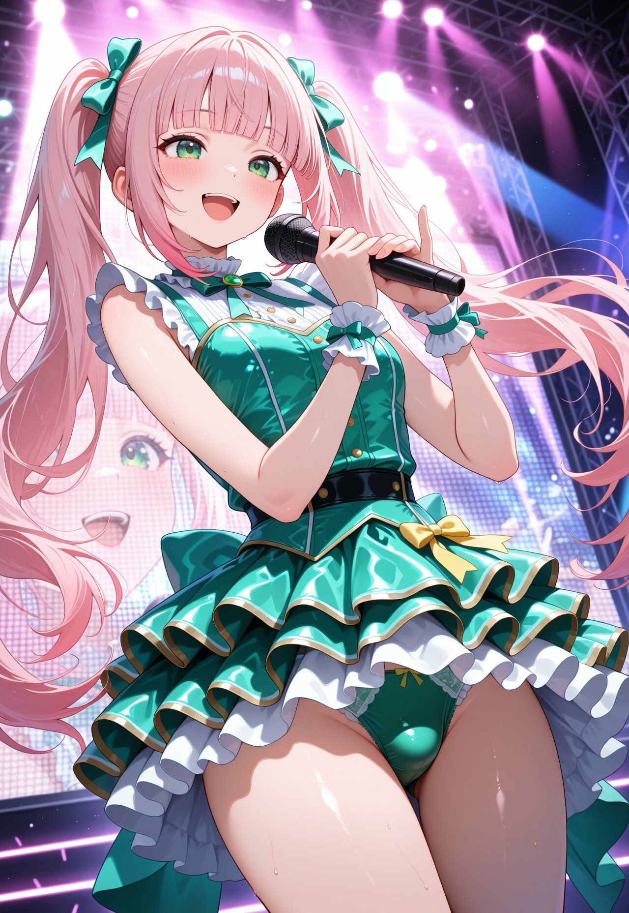 ふたなりアイドルのファンサービス！ - サンプル画像 1