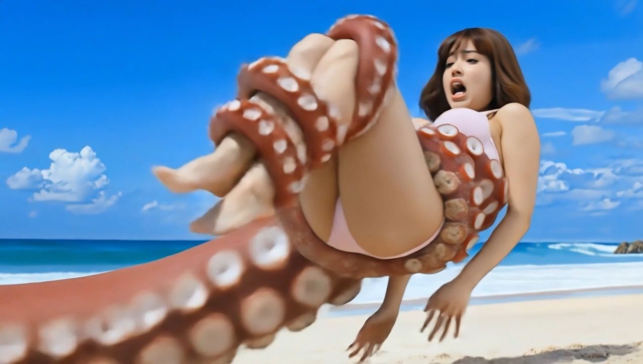 触手VS巨乳グラドル Photobook - サンプル画像 6