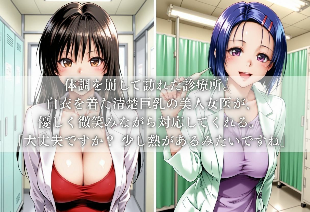 巨乳の美人女医を診察室で孕ませた話〜Vol.1〜 - サンプル画像 1