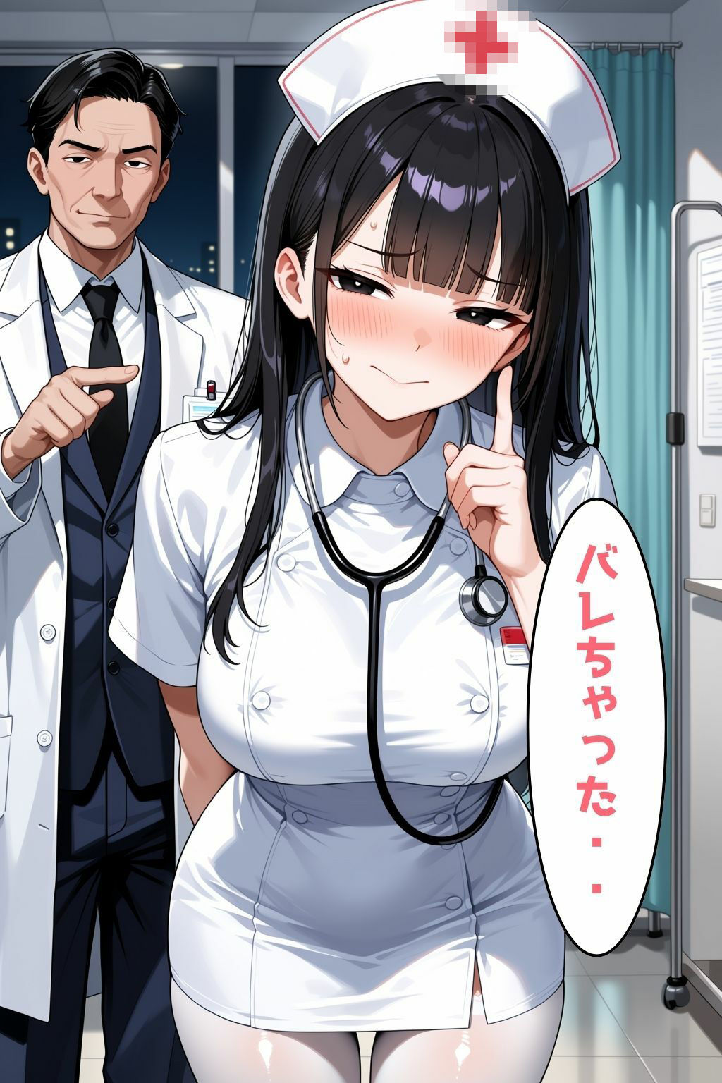 中出し大好き夜勤ナースが院長にバレて内緒にしてほしいと股を開いたら本気スイッチが入って壊されるまで犯●れた話 - サンプル画像 8