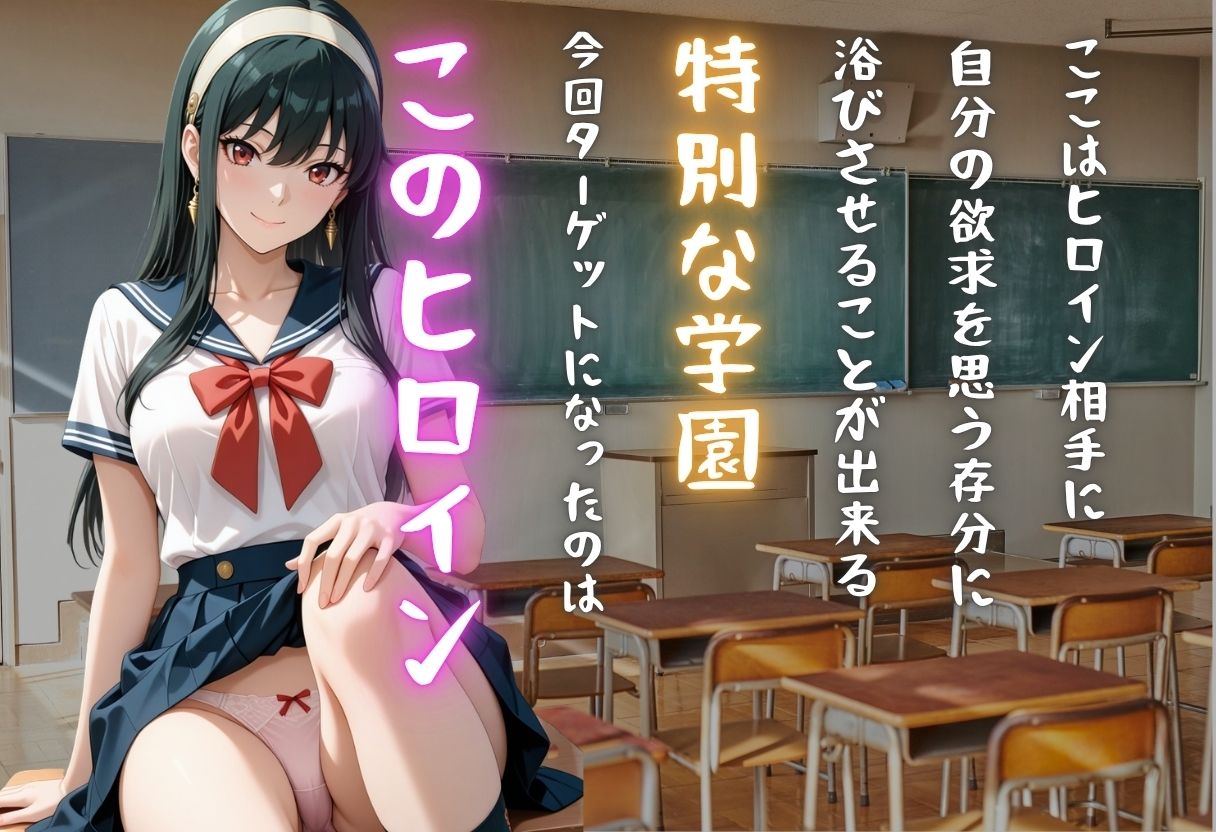 【学園ヒロイン〜俺たちの肉便器】〜SPY×FA◯ILY〜ヨ◯・フォージャー編〜 - サンプル画像 1