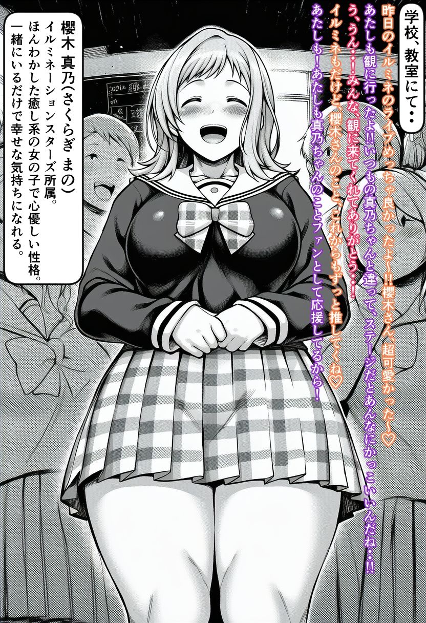洗脳されたアイドルがラブラブ彼女になって妊娠・出産する話 - サンプル画像 1