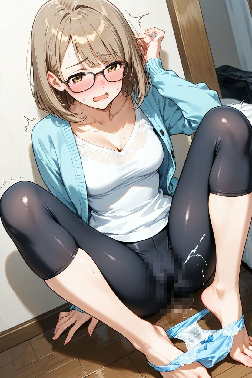 【200枚＋PDF】「……真面目なところ、見て欲しかったのかな……っ？」 ── 知的な眼鏡美女の段階的ストーリー露出・完全保存版200枚パック - サンプル画像 3