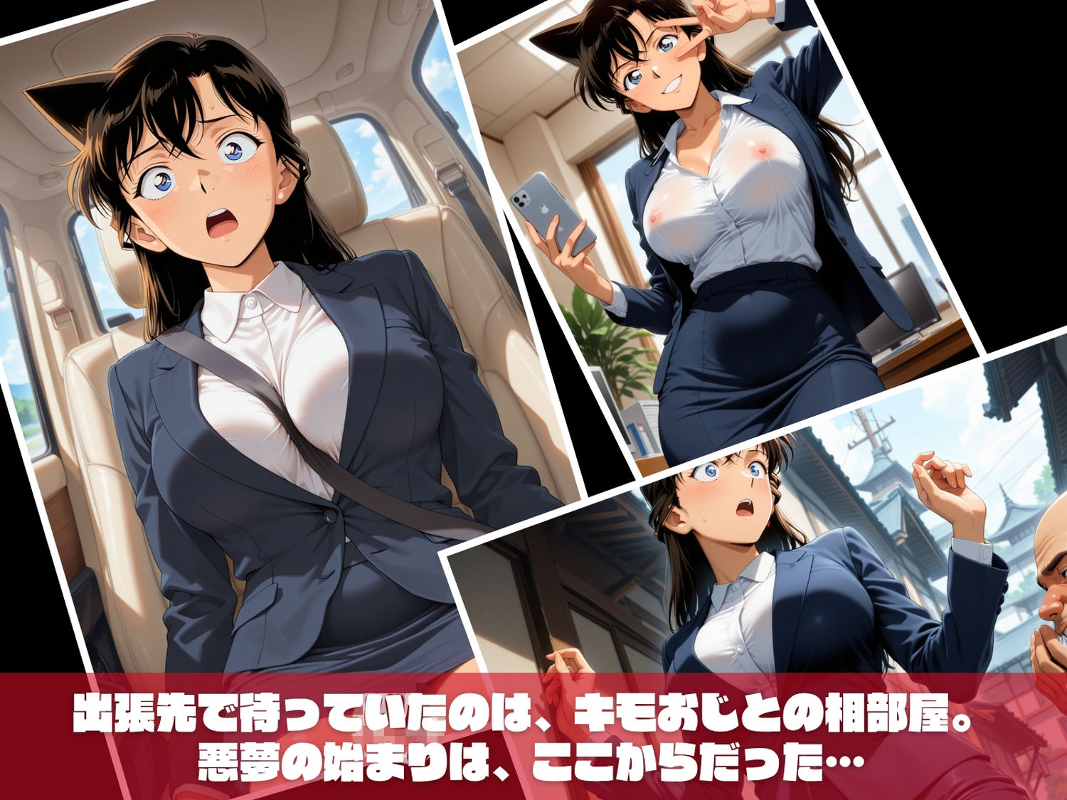 キモおじの温泉征服記 名探偵コ●ン編 vol.1 - サンプル画像 1