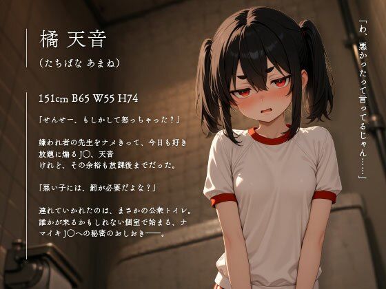 ――公衆トイレで秘密のおしおき...生意気盛りのJ◯、天音の放課後の秘密vol.05 - サンプル画像 1