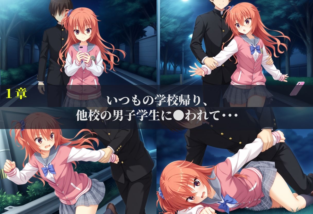 学校帰りに狙われたギャル - サンプル画像 1
