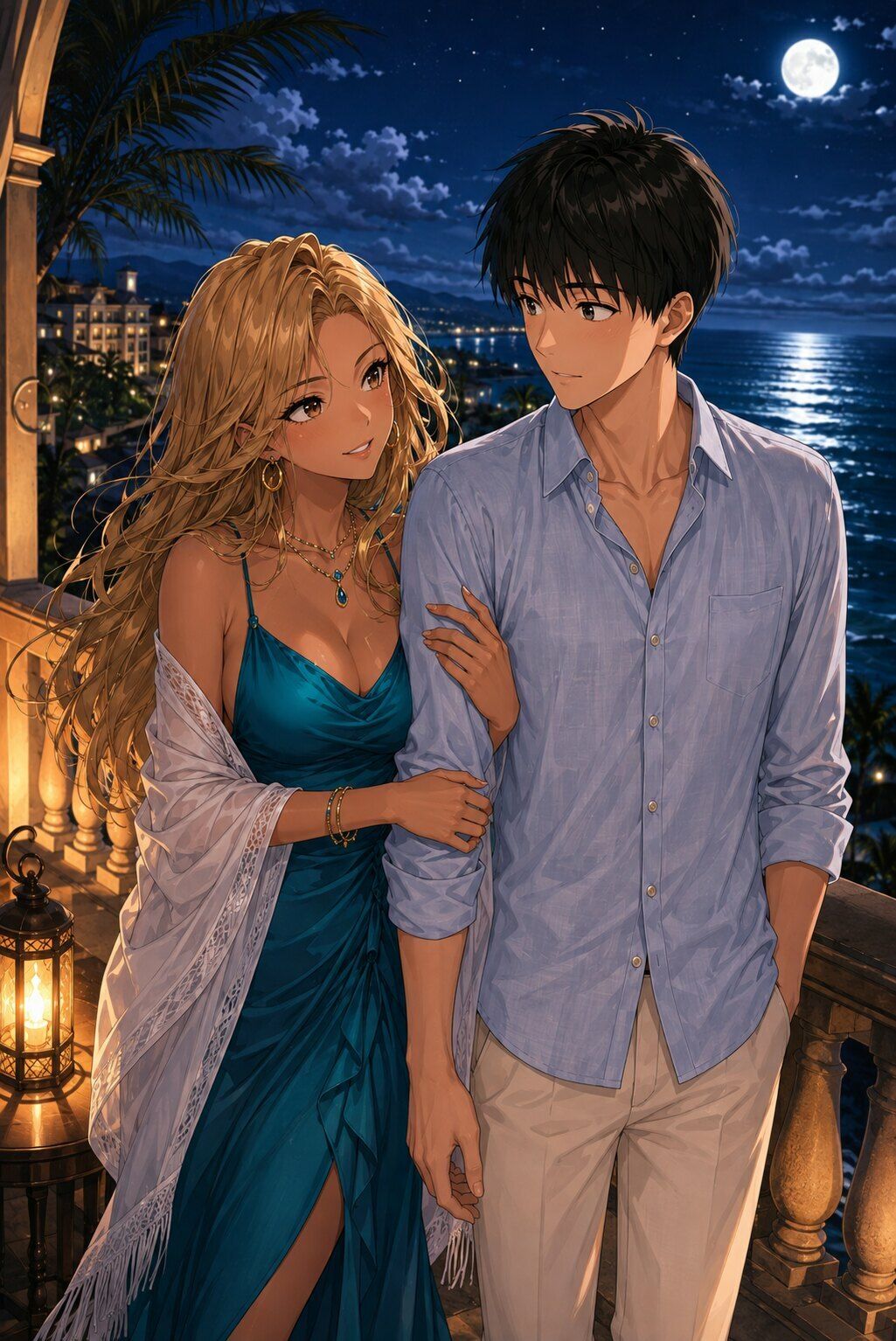 30歳の彼女と二人きり。夏のリゾート旅行 - サンプル画像 3