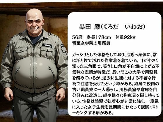 放課後に消えたバレー部員たちはキモおじ用務員に緊縛調教されていました - サンプル画像 4