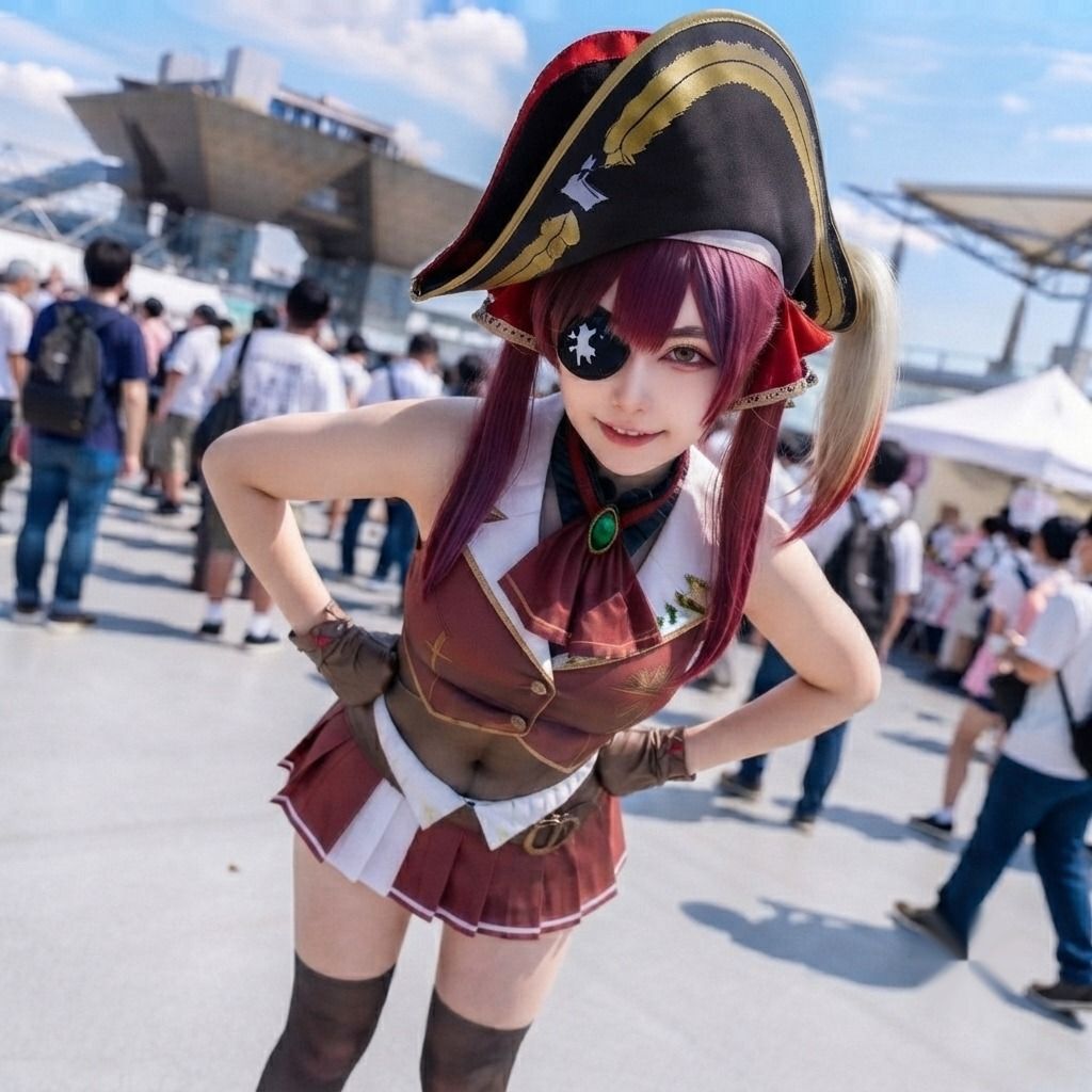 【脱衣コス】宝鐘マ〇ン/ホ〇ライブ 写真集 グラビア - サンプル画像 4