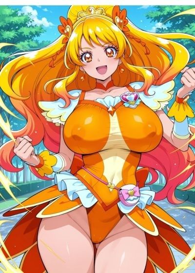 どすけべエレメントガール  イラスト集その1 - サンプル画像 1