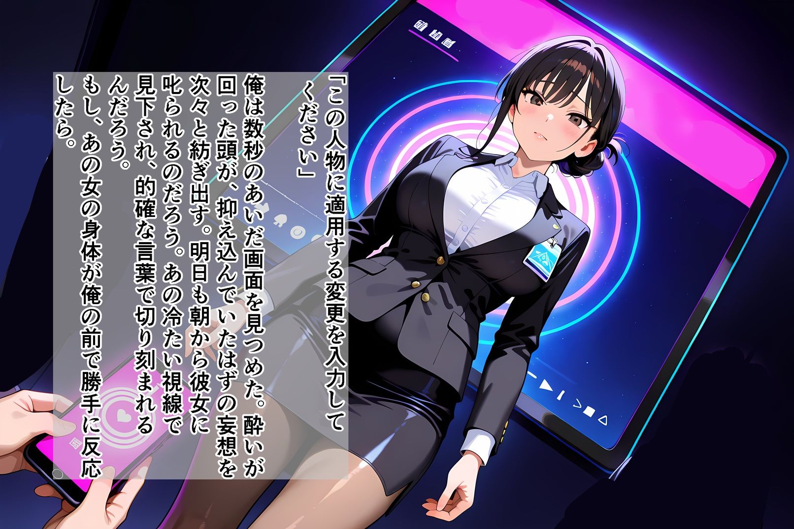 キャラクター・カスタマイズ 〜無欠の女王上司を、プロンプトで書き換える二週間〜_前編 - サンプル画像 8
