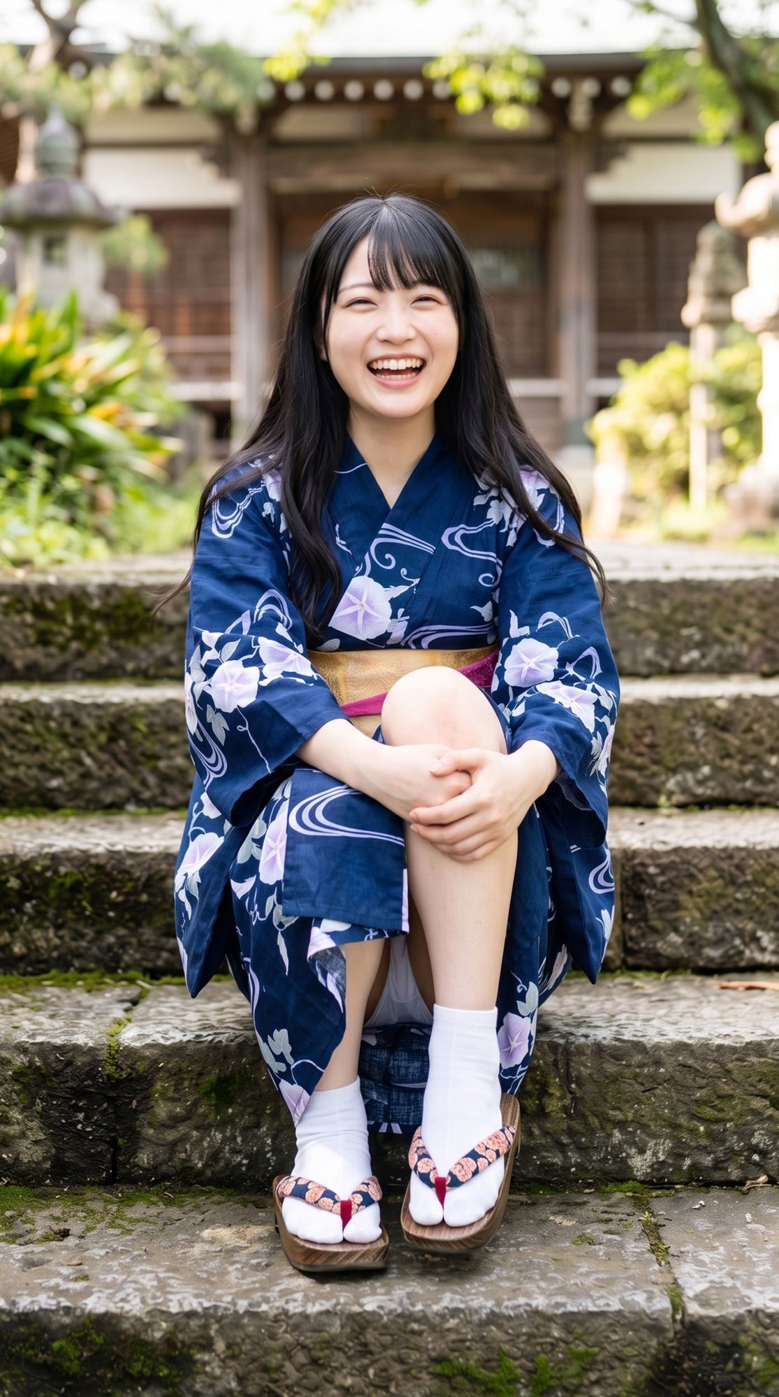 浴衣と私服のパンチラ 9人160枚【AI写真集】 - サンプル画像 6