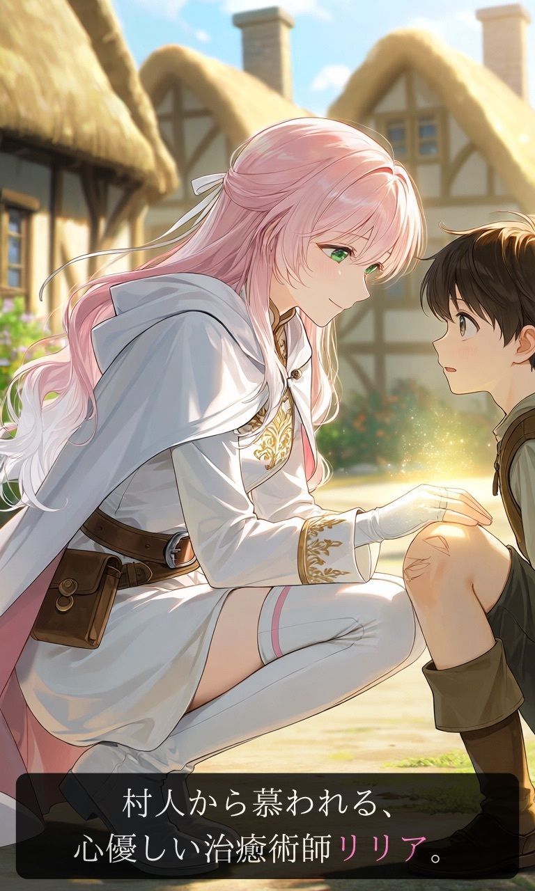 【ストーリー×イラスト｜ストーリー版】ミスティック・ブルーム-心優しい治癒術師、魔花に呼吸を奪われる秘境の花園-【ニーソックス/首絞め/ファンタジー/美少女】 - サンプル画像 2