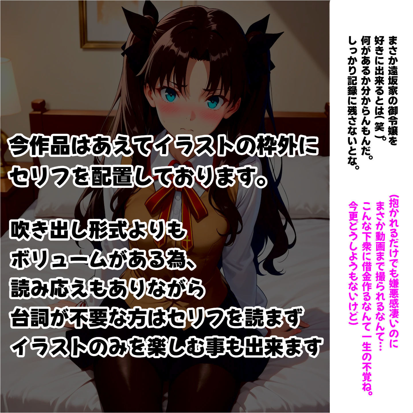 （セリフ付き）寝取られた遠坂 体を売って借金返済！ - サンプル画像 1