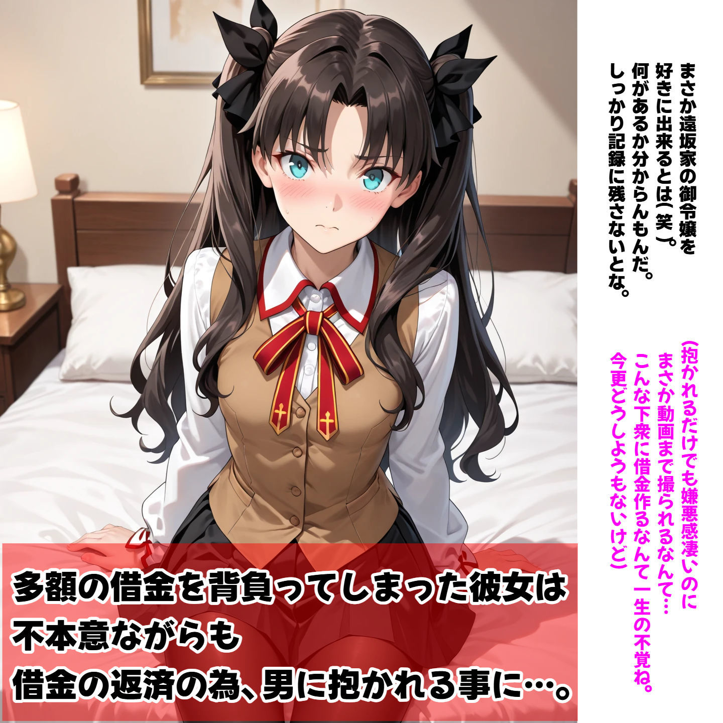 （セリフ付き）寝取られた遠坂 体を売って借金返済！ - サンプル画像 2