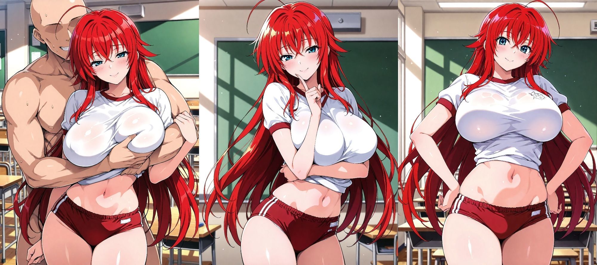 お手軽ブルマえっち リアス編 - サンプル画像 1