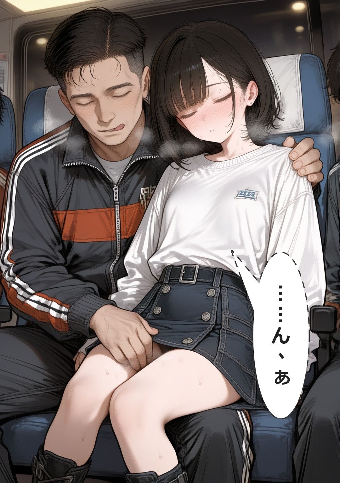 押しに弱い吉川さん、初めての夜行バスで〇漢に遭遇 - サンプル画像 9