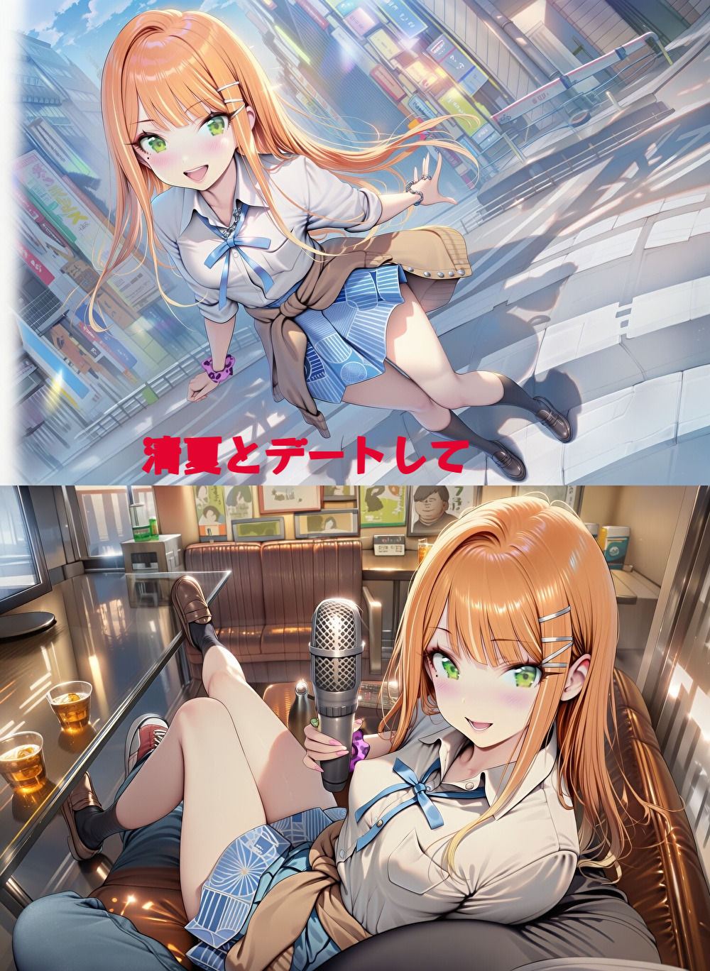 紫〇清夏とデートしてえっち - サンプル画像 1
