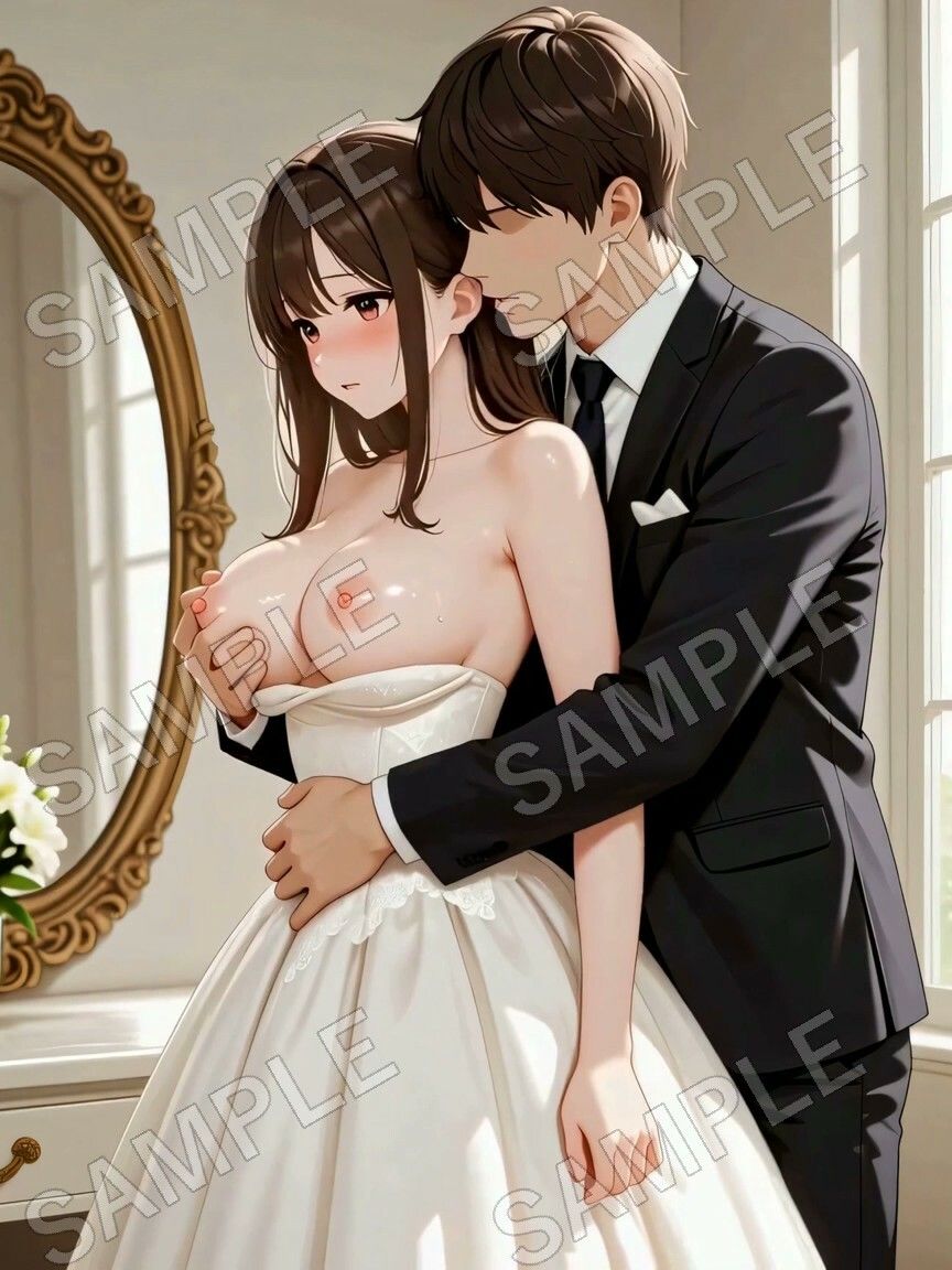 ここな ウエディングNTR 〜式の直前、控室で元カレと〜 - サンプル画像 4