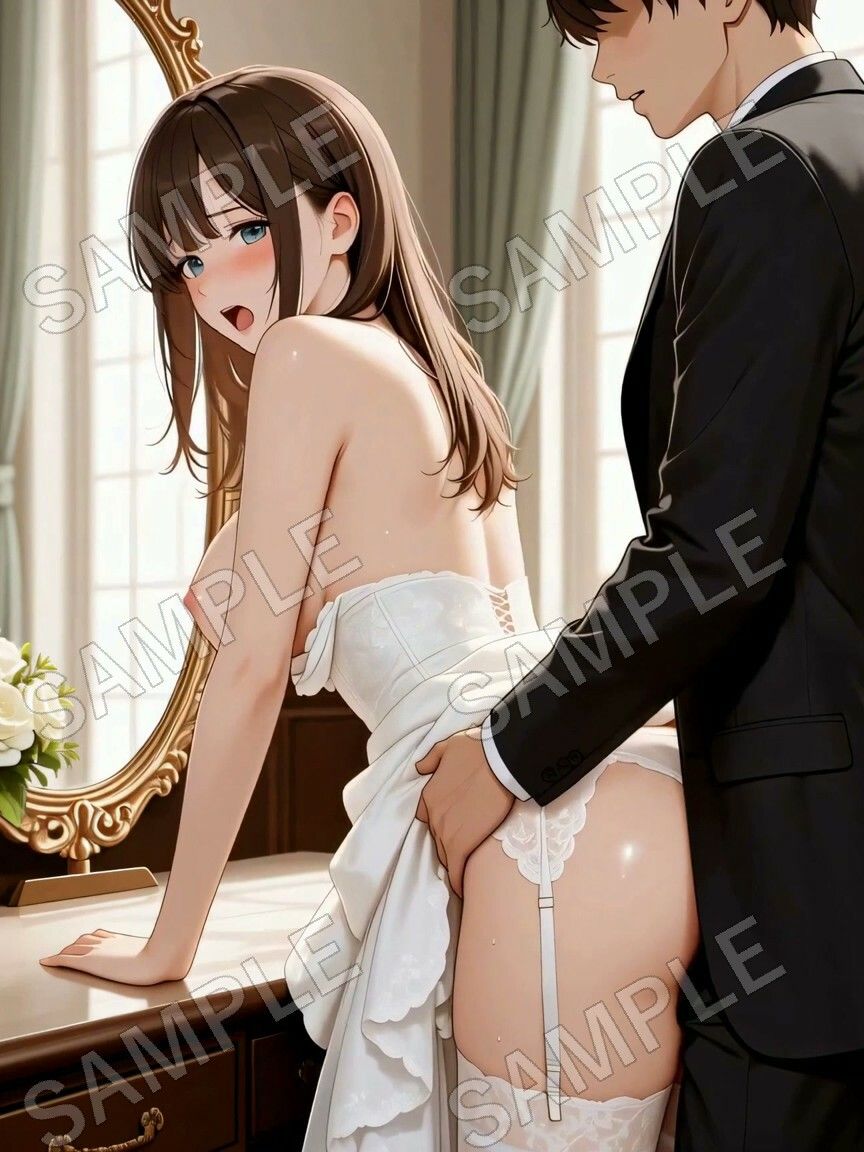 ここな ウエディングNTR 〜式の直前、控室で元カレと〜 - サンプル画像 6