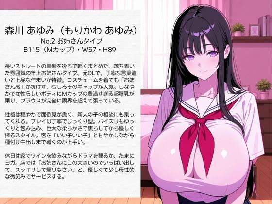 爆乳コスプレ風俗 パイズリご奉仕から種付け中出し セーラー服 編 - サンプル画像 2