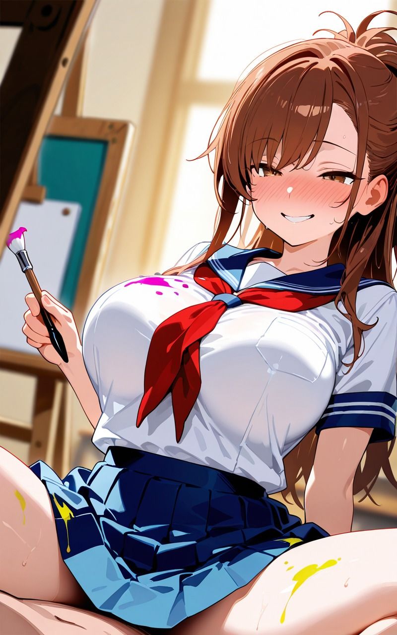 最強ヒロイン育成学院 ― 美術部員をヨゴす ― - サンプル画像 7