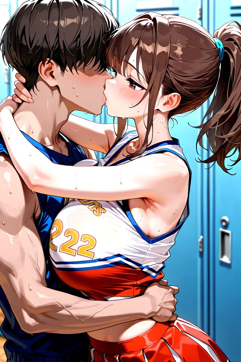 欲求不満なチア女さん - サンプル画像 4