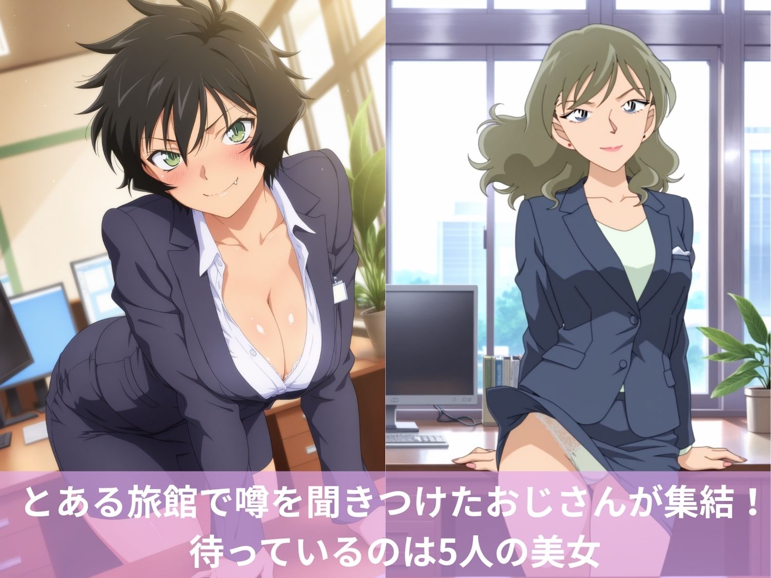 性欲へとバグった娘とハーレム旅館（名探偵コ●ン編III） - サンプル画像 1