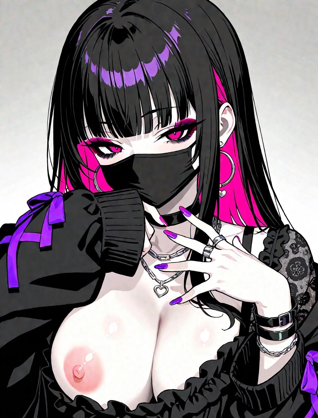 まるだしかのじょ  地雷系巨乳ver. - サンプル画像 4