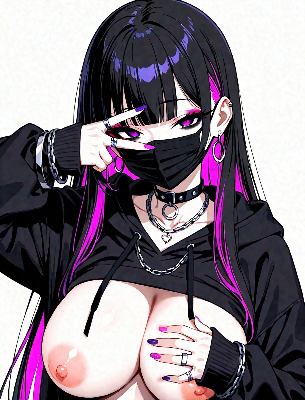 まるだしかのじょ  地雷系巨乳ver. - サンプル画像 9