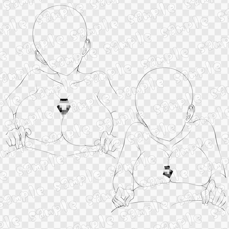 線画素材集［手］127 - サンプル画像 3