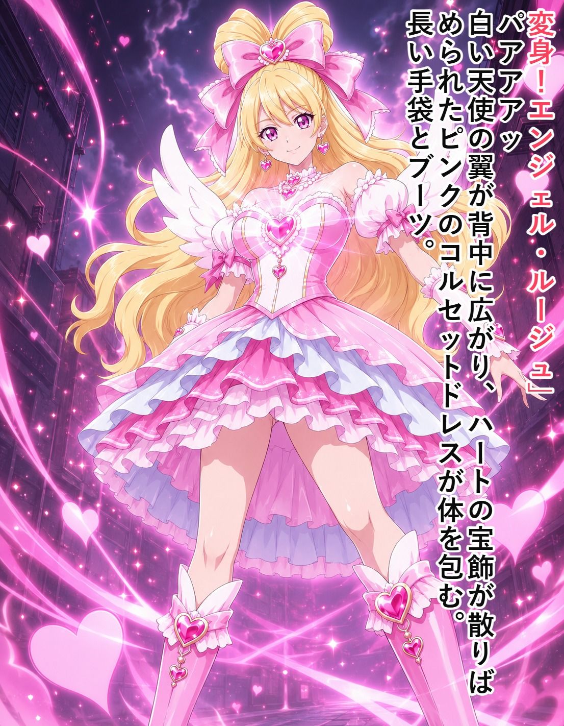 変身ヒロイン  エンジェル・ルージュ - サンプル画像 3