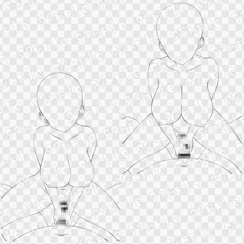 線画素材集［手］130 - サンプル画像 3
