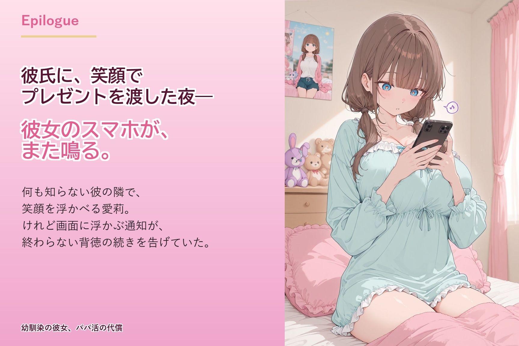 幼馴染の彼女、パパ活の代償〜彼氏へのプレゼントは寝取られ堕ちの証〜 - サンプル画像 4