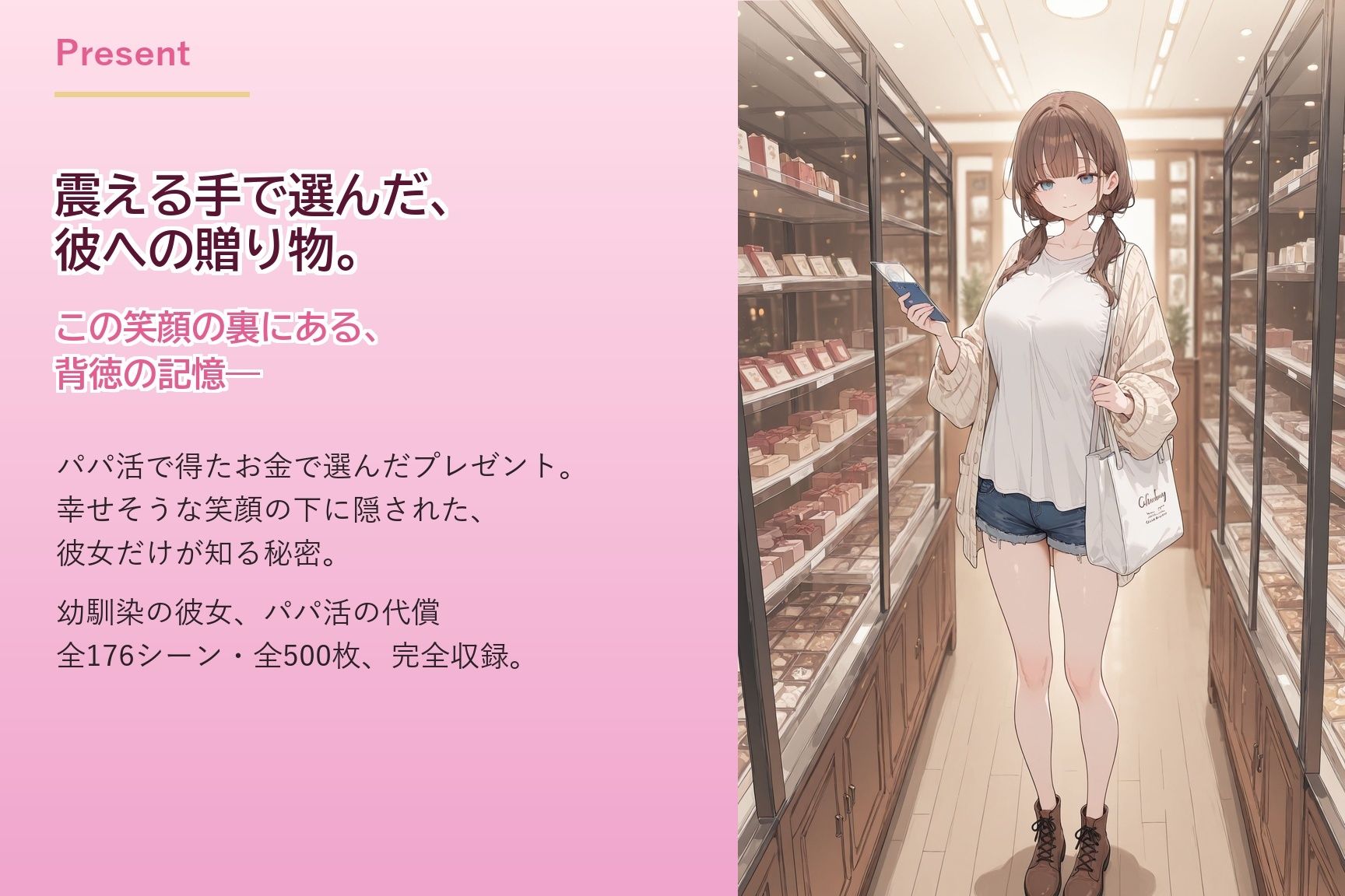 幼馴染の彼女、パパ活の代償〜彼氏へのプレゼントは寝取られ堕ちの証〜 - サンプル画像 10