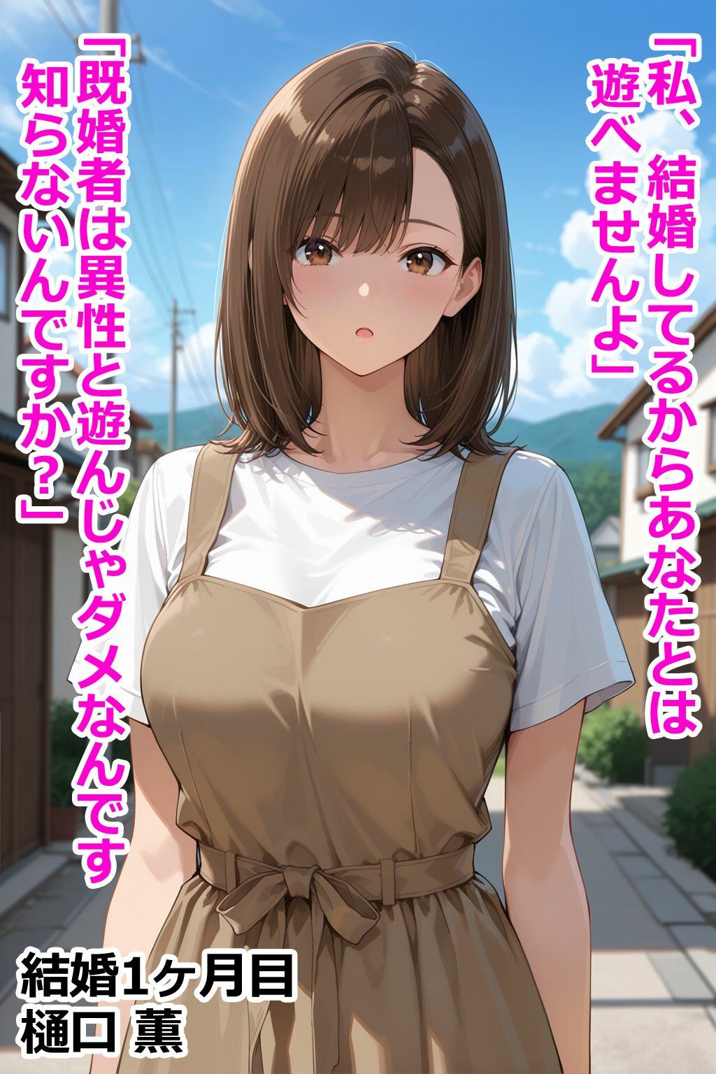 巨乳新妻編 即堕ち3コマ - サンプル画像 3