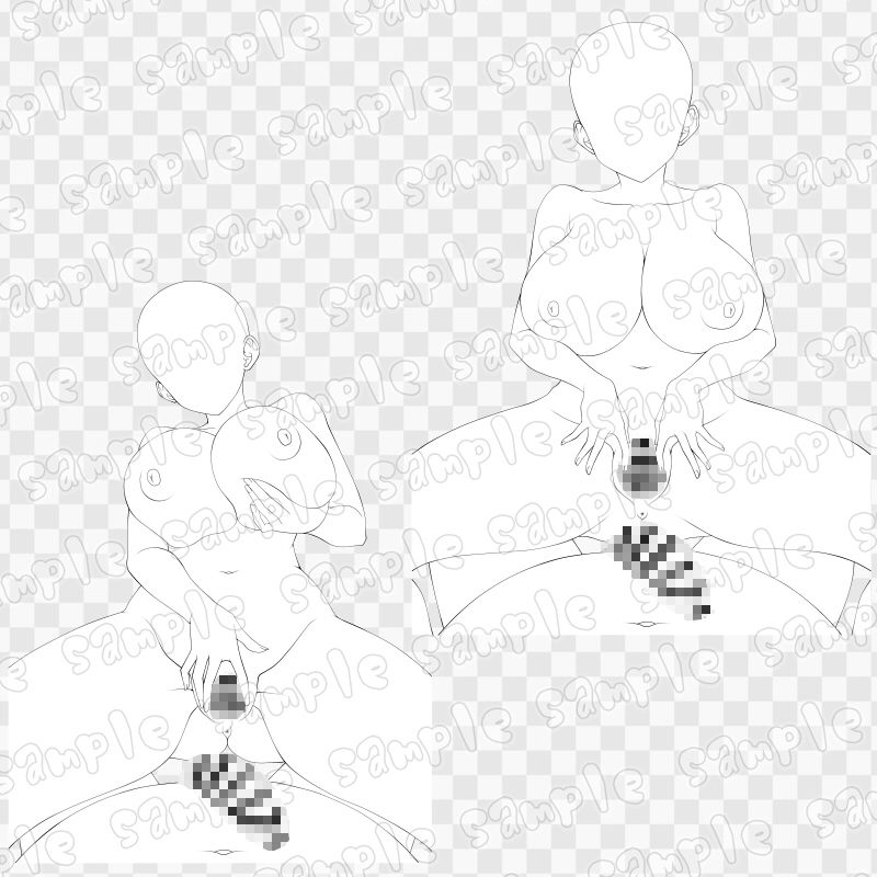 線画素材集［手］133 - サンプル画像 2