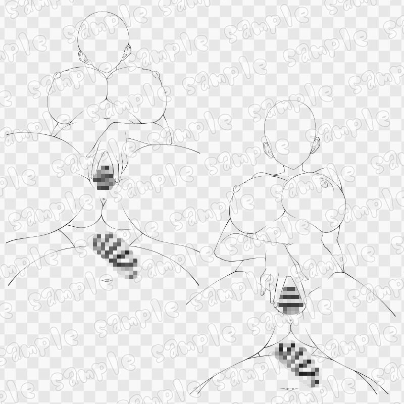 線画素材集［手］134 - サンプル画像 3