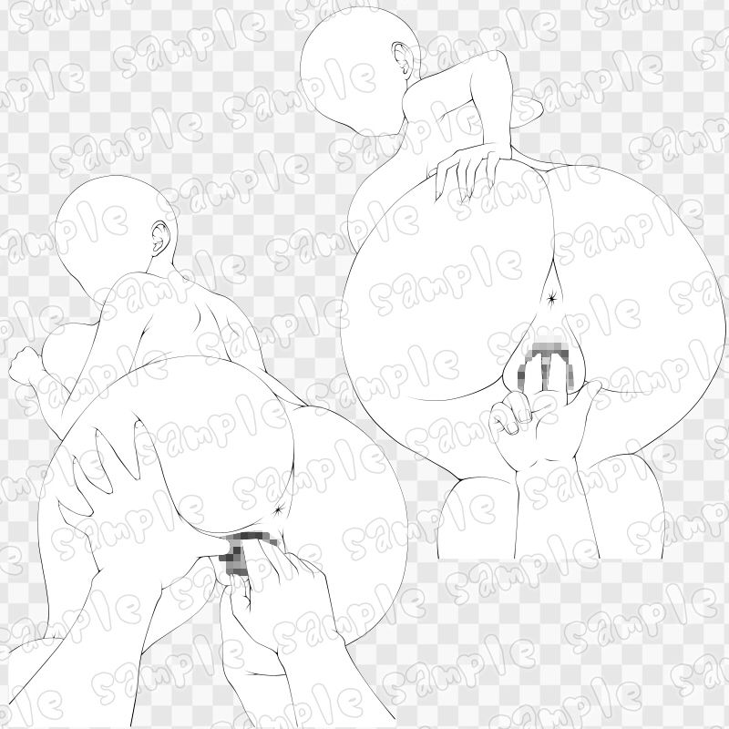 線画素材集［手］141 - サンプル画像 2
