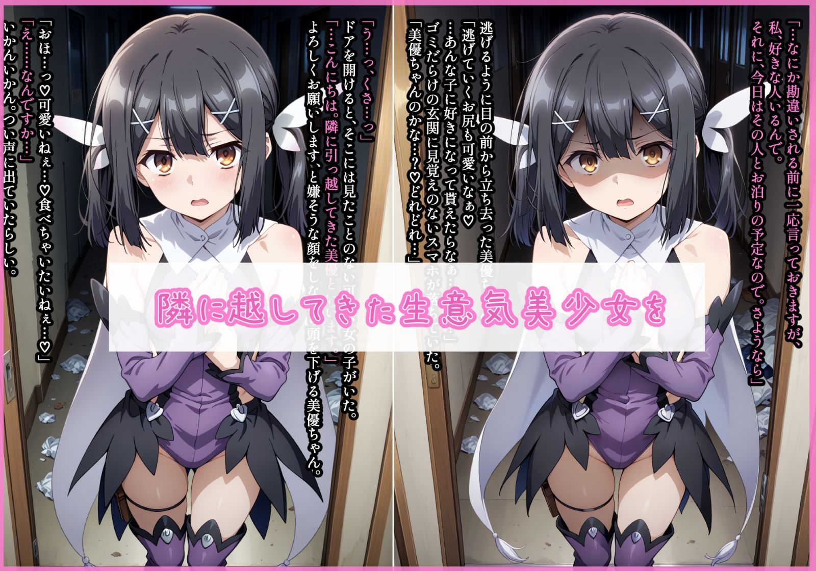 隣に越してきた○○ちゃんを催●アプリで僕のオナペットにして好き放題する話 - サンプル画像 1