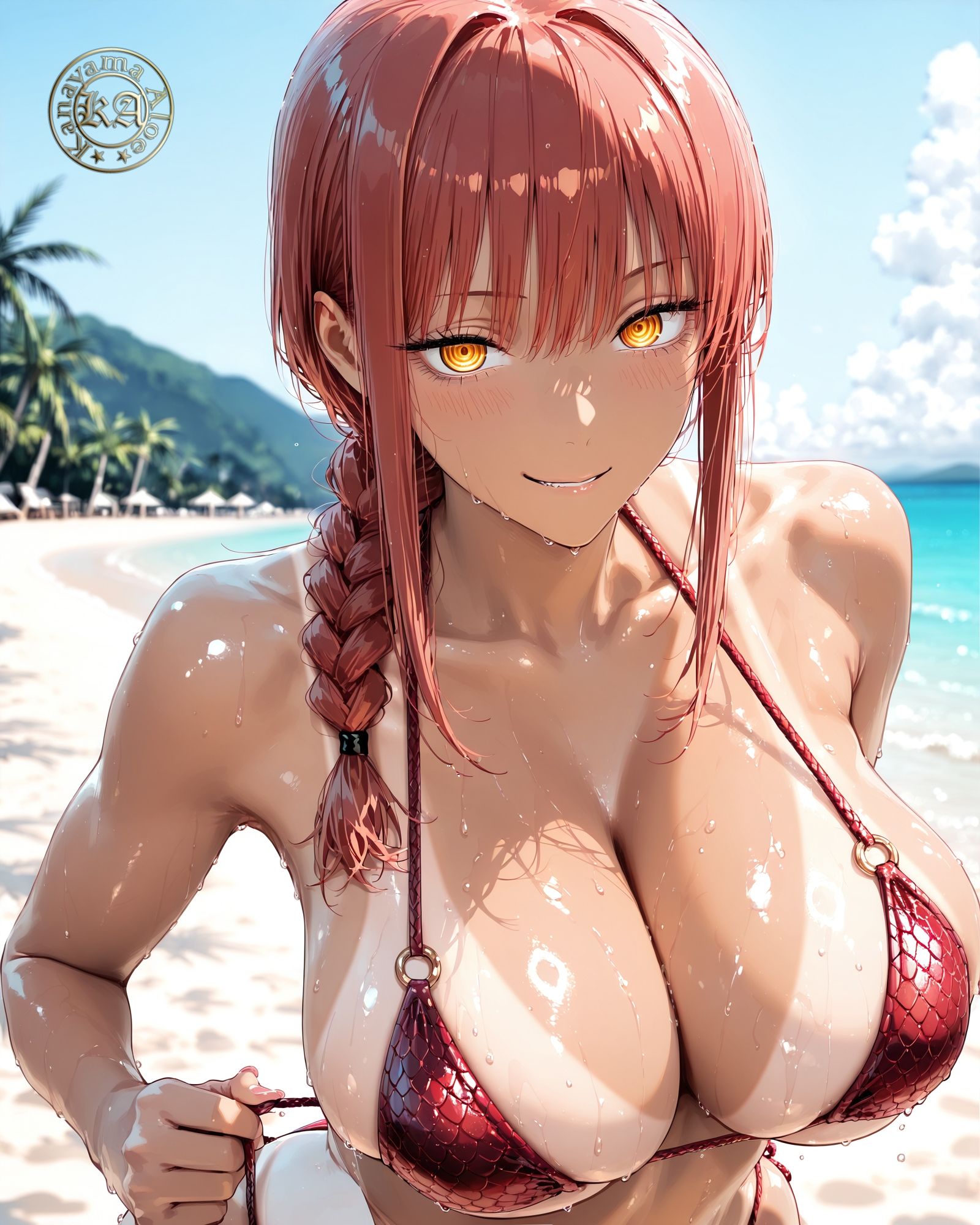 マキマさんっぽいもの〜ビーチタイム編 - サンプル画像 2