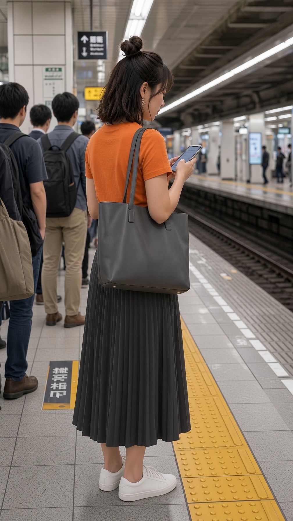 【逆さ撮り】西新宿の太陽OLたち、無防備パンチラ記録 〜シェアオフィスで輝く彼女たちが知らない秘密〜 - サンプル画像 3
