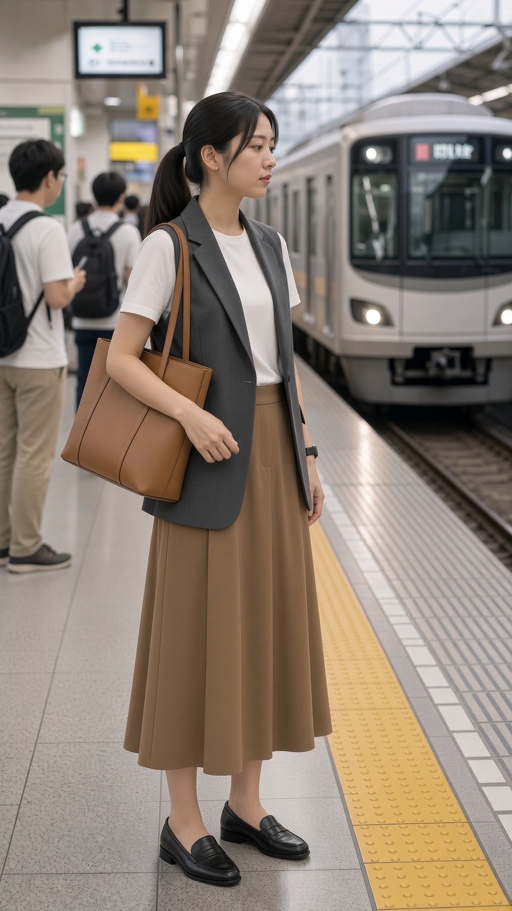 【逆さ撮り】西新宿の太陽OLたち、無防備パンチラ記録 〜シェアオフィスで輝く彼女たちが知らない秘密〜 - サンプル画像 7