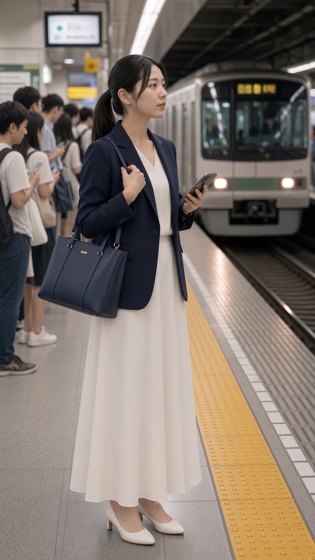 【逆さ撮り】西新宿の太陽OLたち、無防備パンチラ記録 〜シェアオフィスで輝く彼女たちが知らない秘密〜 - サンプル画像 9