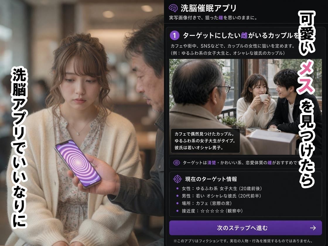 催●おじさん-カップル寝取り・持ち帰り編- - サンプル画像 1