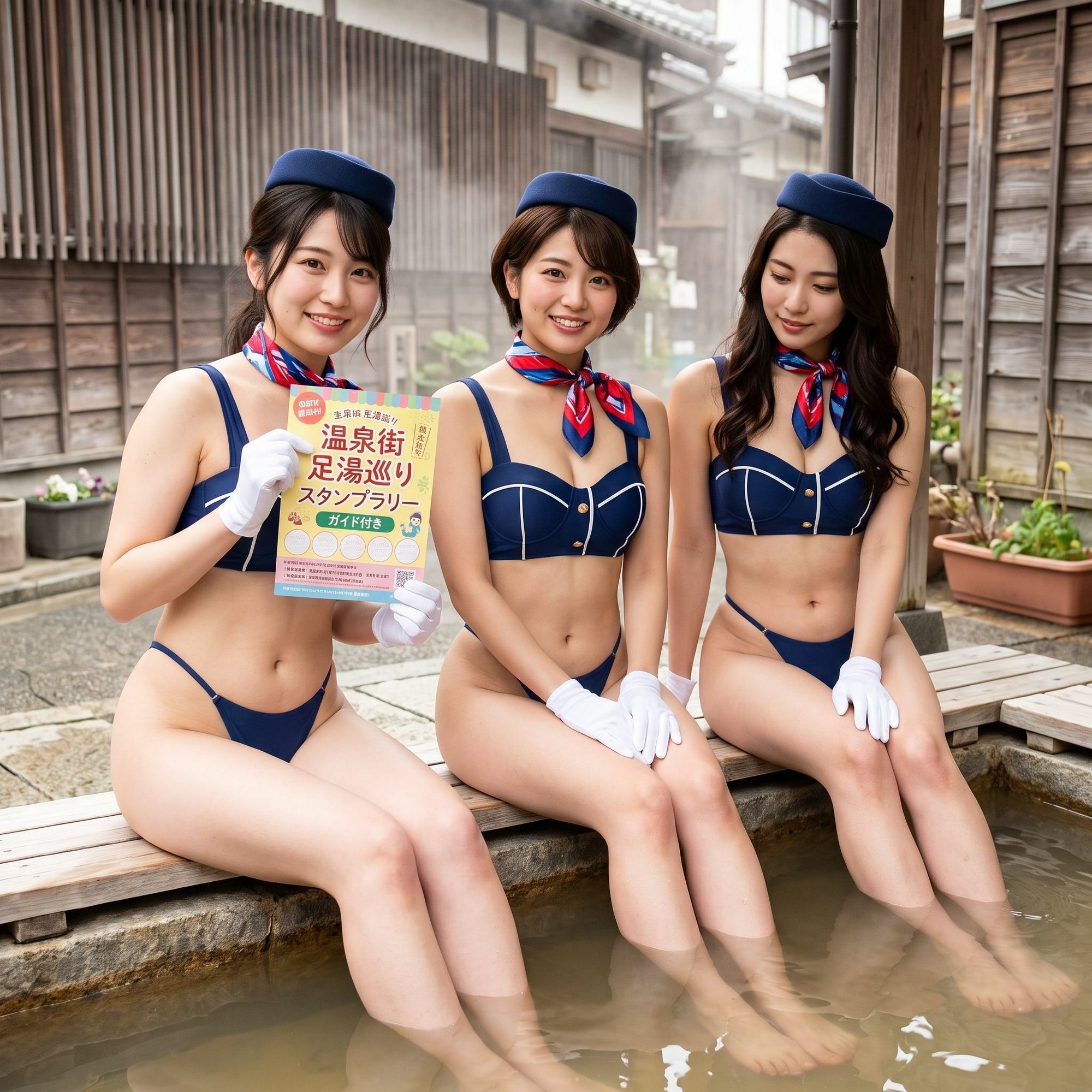 水着バスガイド写真集 - サンプル画像 8